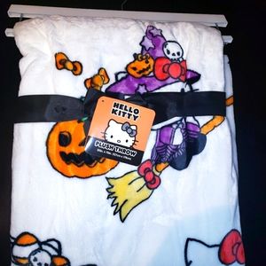 Hello Kitty plush throw Halloween